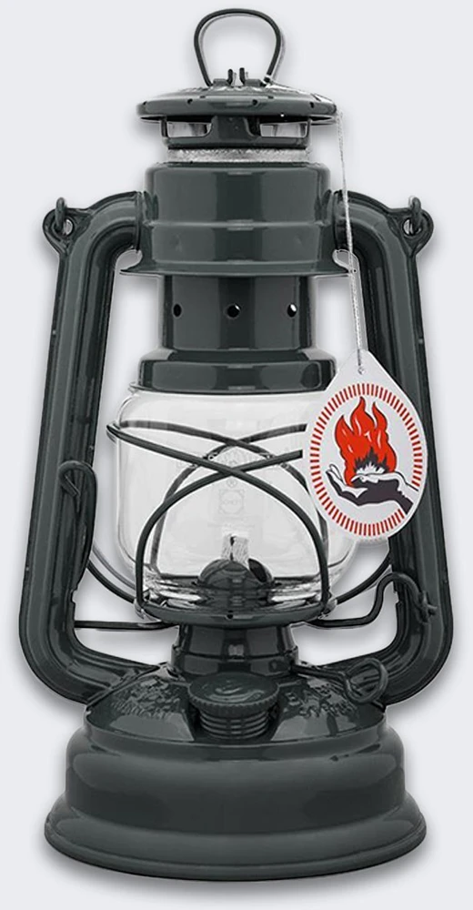 Žibalinė lempa Feuerhand Hurricane: Spalva - Anthracite Gray