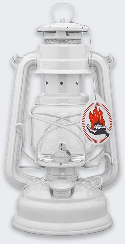 Žibalinė lempa Feuerhand Hurricane: Spalva - Pure Baltas