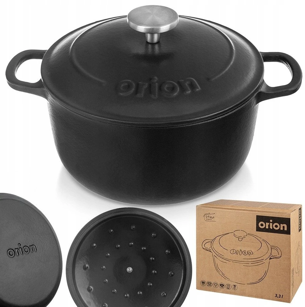 Lumarko Orion Ketaus puodas su dangčiu 22 cm, 3.3 l