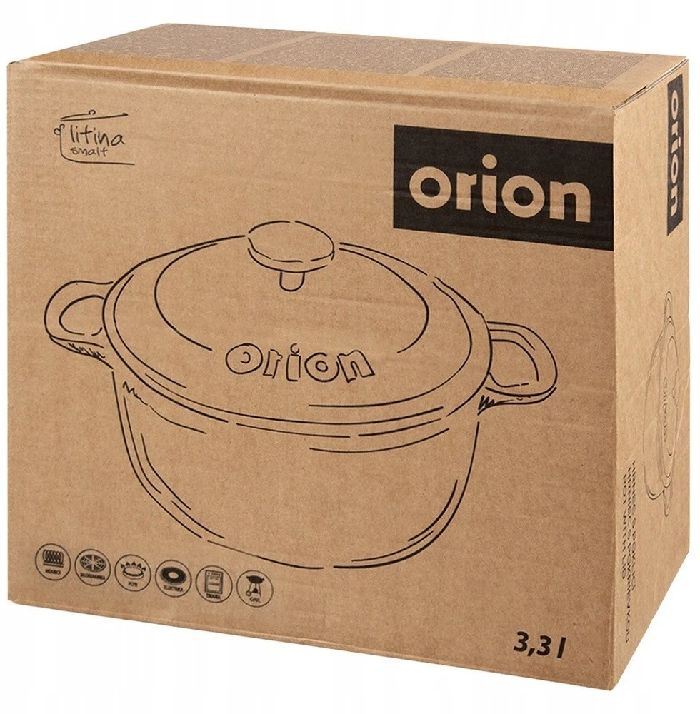 Lumarko Orion Ketaus puodas su dangčiu 22 cm, 3.3 l