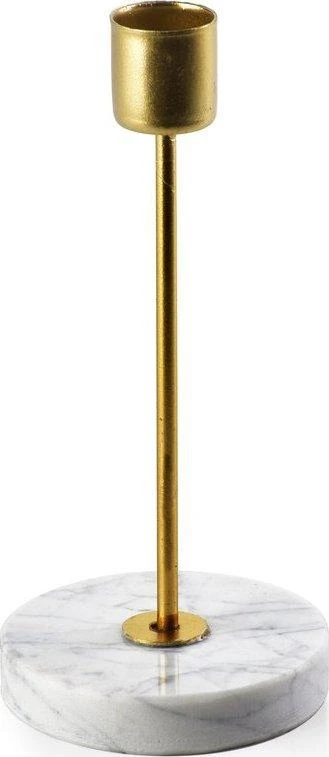 Mondex Žvakidė 7,5xh16,5cm,aukso spalvos,Cedric