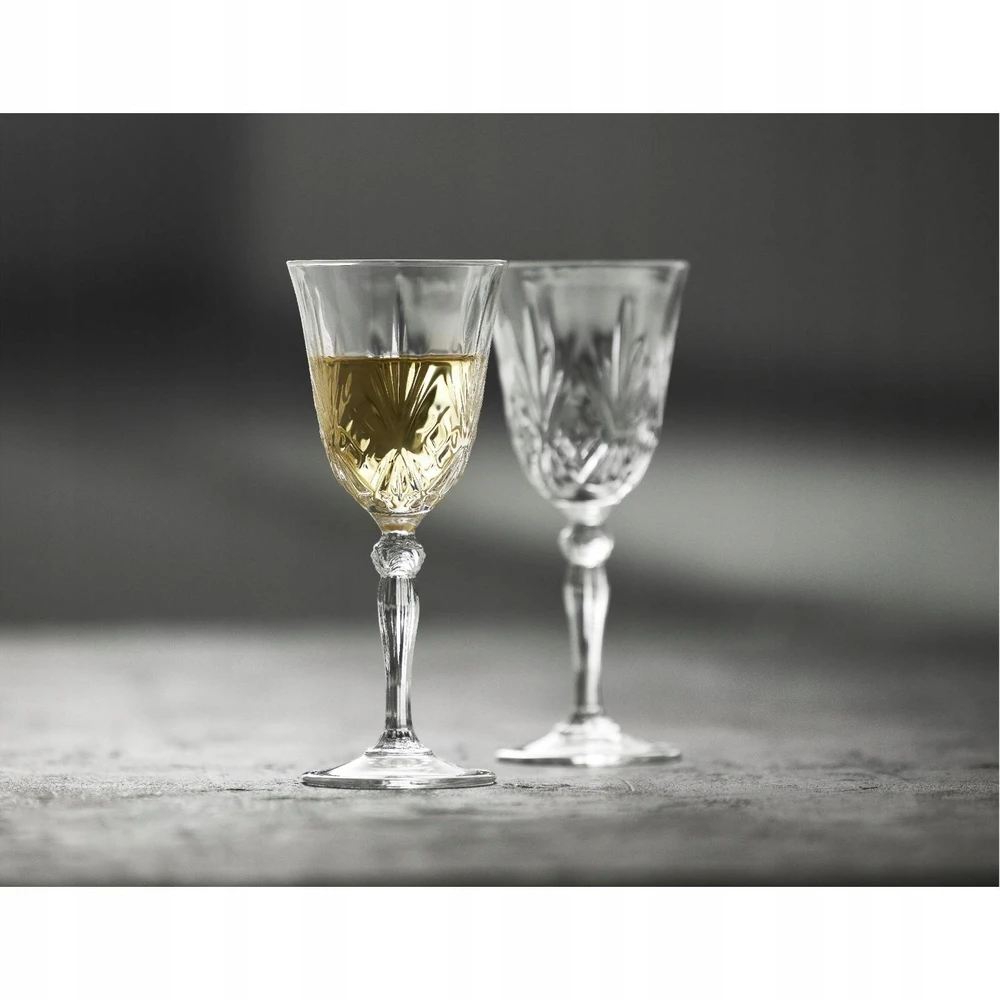 Lumarko Lyngby Glas - krištolinė Melodia baltojo vyno taurė - 21 cl - 4 vnt. rinkinys