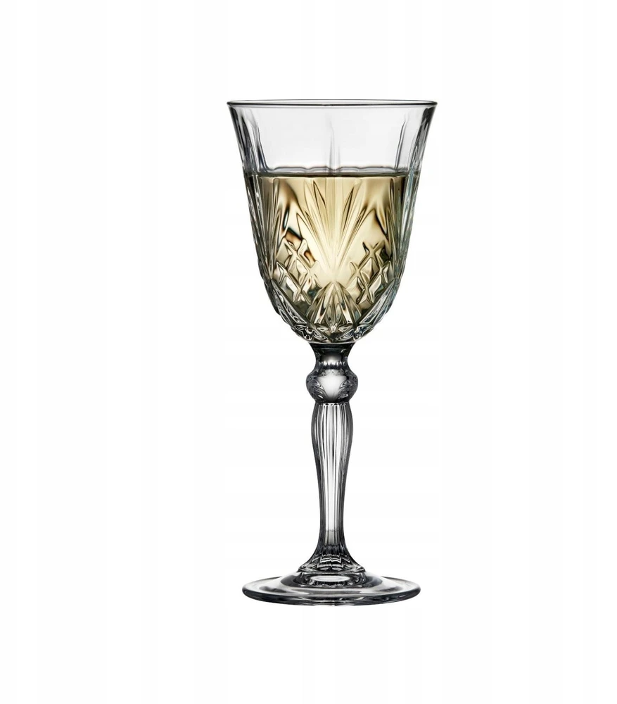 Lumarko Lyngby Glas - krištolinė Melodia baltojo vyno taurė - 21 cl - 4 vnt. rinkinys