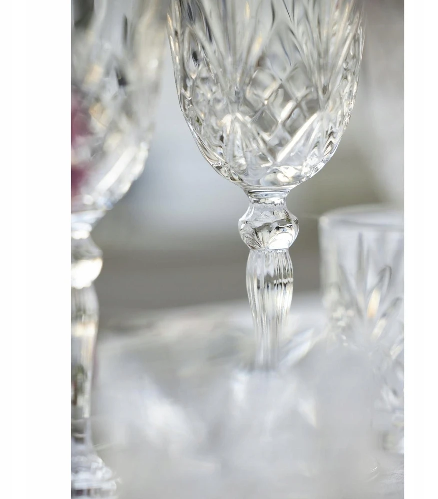 Lumarko Lyngby Glas - krištolinė Melodia baltojo vyno taurė - 21 cl - 4 vnt. rinkinys