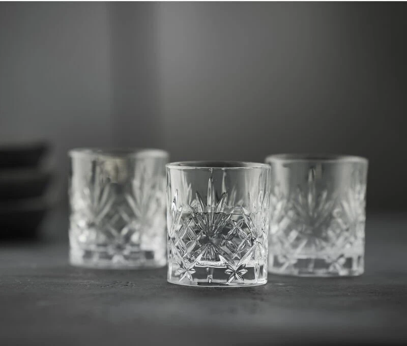 Lyngby Glas - krištolinės Melodia taurės - 8 cl - 6 vnt. rinkinys