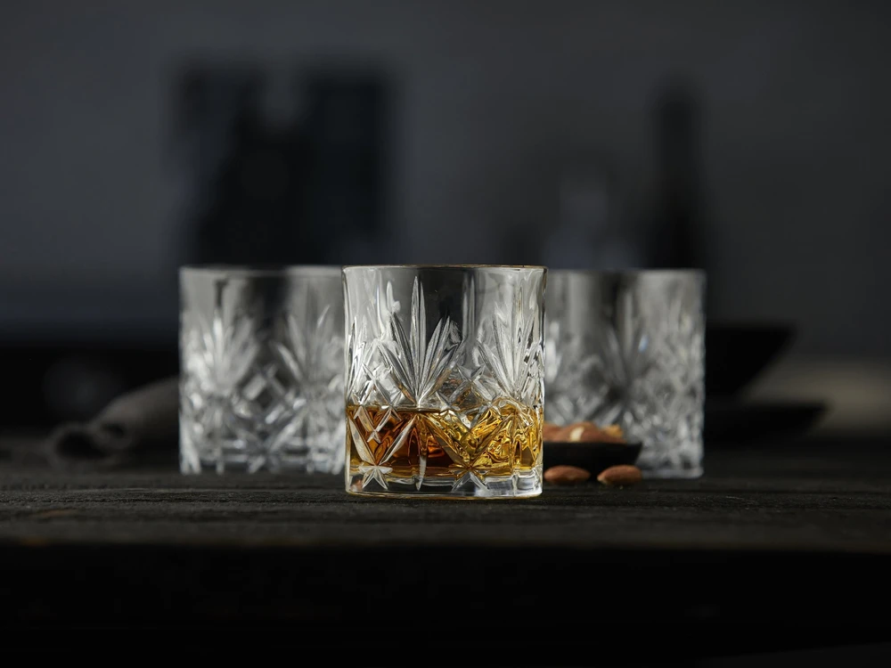 Lyngby Glas - Krištolinė Melodia viskio taurė - 31 cl - 6 vnt. rinkinys