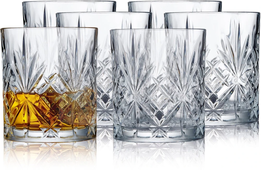 Lyngby Glas - Krištolinė Melodia viskio taurė - 31 cl - 6 vnt. rinkinys