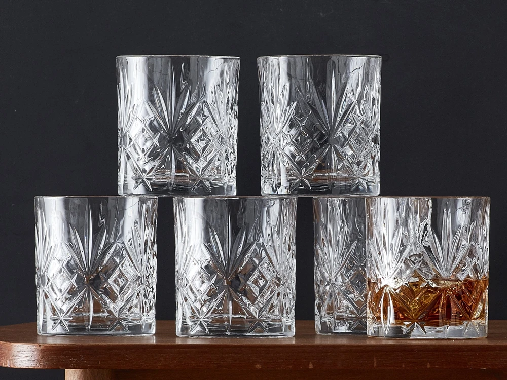 Lyngby Glas - Krištolinė Melodia viskio taurė - 31 cl - 6 vnt. rinkinys