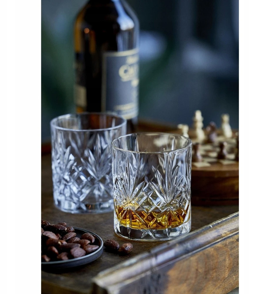 Lumarko Lyngby Glas - Crystal Melodia Whisky Glass - 31 cl - Set of 6