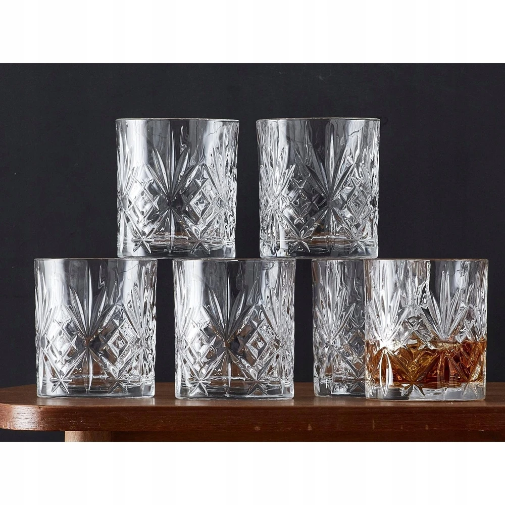 Lumarko Lyngby Glas - Crystal Melodia Whisky Glass - 31 cl - Set of 6