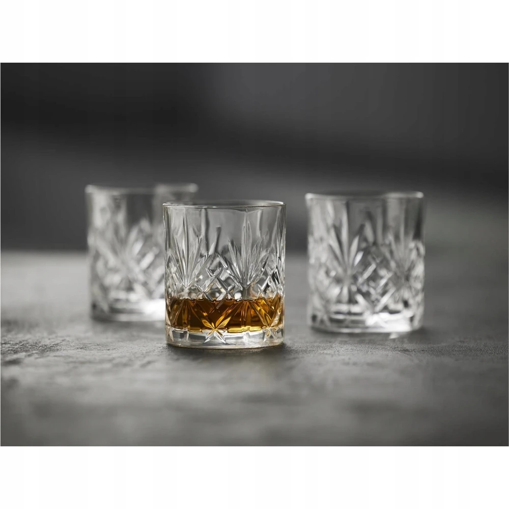 Lumarko Lyngby Glas - Crystal Melodia Whisky Glass - 31 cl - Set of 6