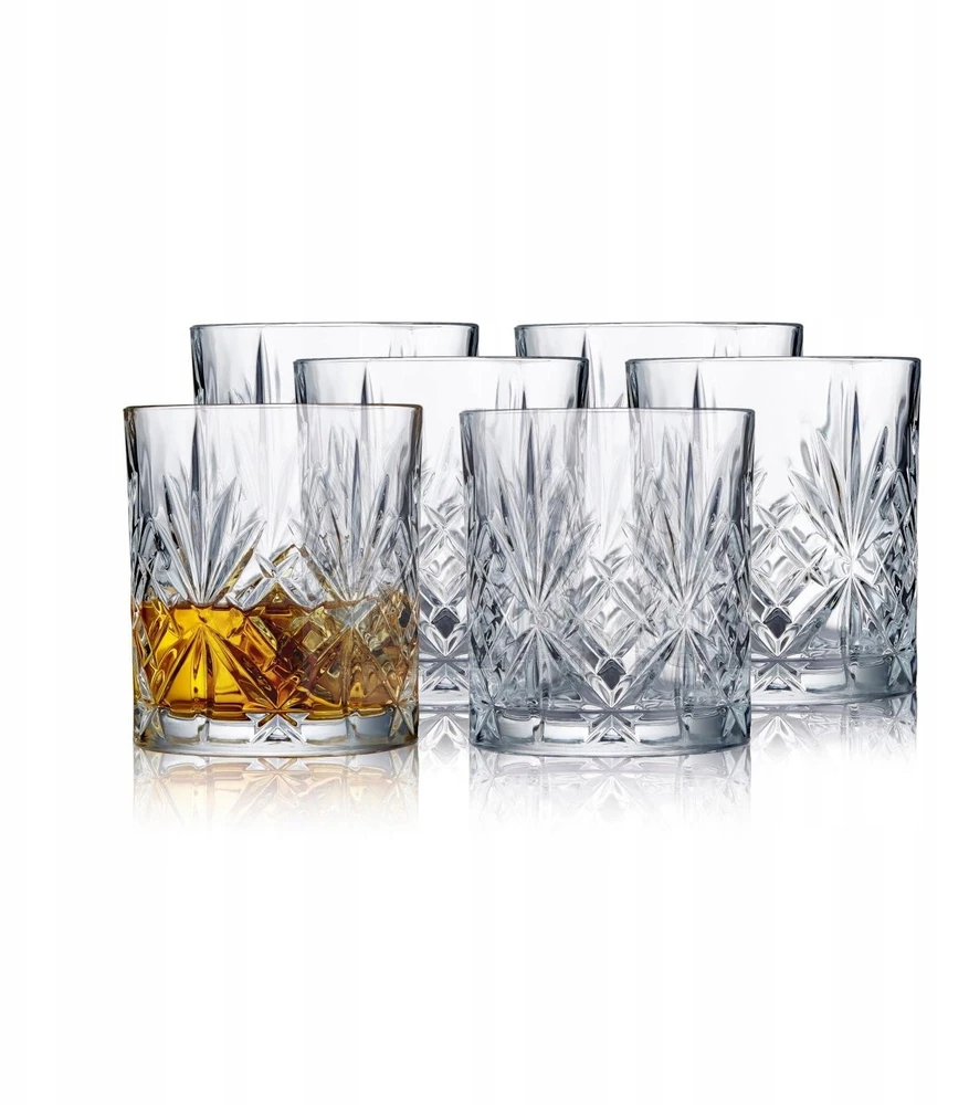 Lumarko Lyngby Glas - Crystal Melodia Whisky Glass - 31 cl - Set of 6