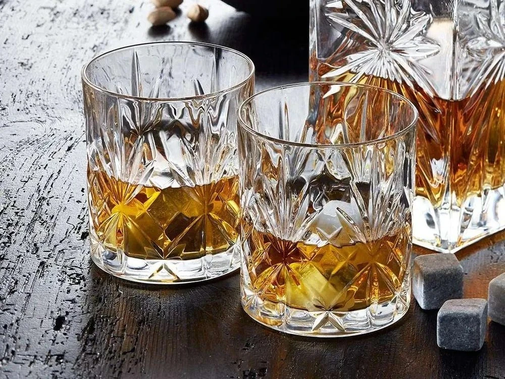 Lumarko Lyngby Glas - Crystal Melodia Whisky Glass - 31 cl - Set of 6