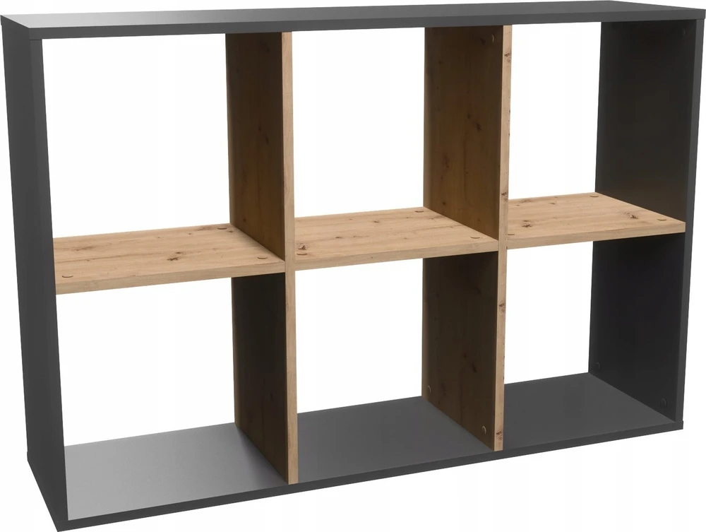 Top E Shop Spintelė dėžė Malax 2X3, antracito/ąžuolo artisan spalva