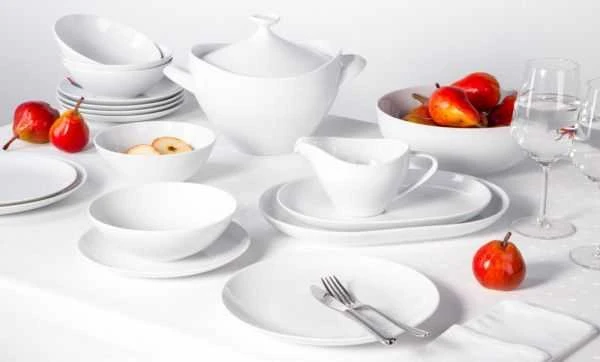 Lumarko MariaPaula Moderna Baltas dinner set 6/24