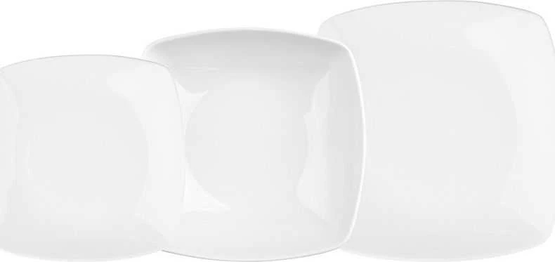 Lumarko MariaPaula Moderna Square Baltas dinner set 6/18
