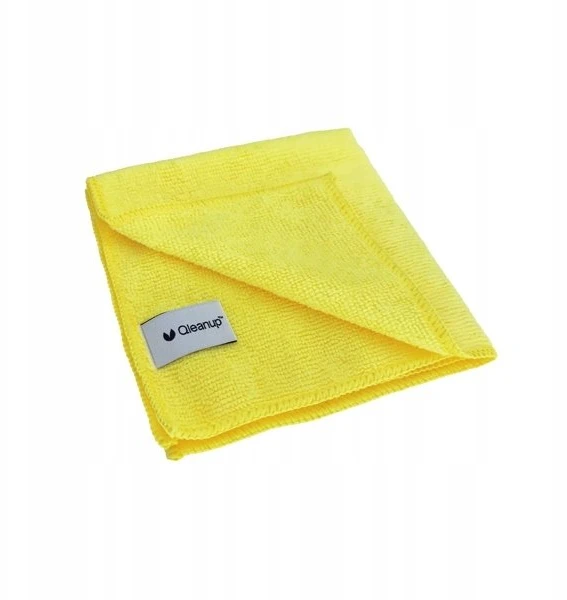 Lumarko Mikropluošto šluostės 250 g/m², 30x30, 10 vnt. QLEANUP geltonos