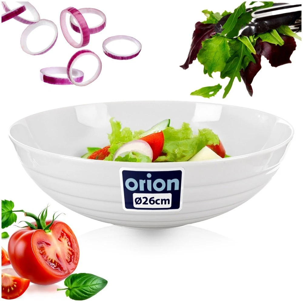 Lumarko Orion Salotų dubuo MONA 26 cm, 2,5 l, Porcelianas, Baltas