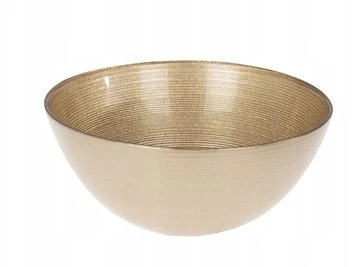 Lumarko Stiklinis dubuo 15 cm, 600 ml, auksinės spalvos