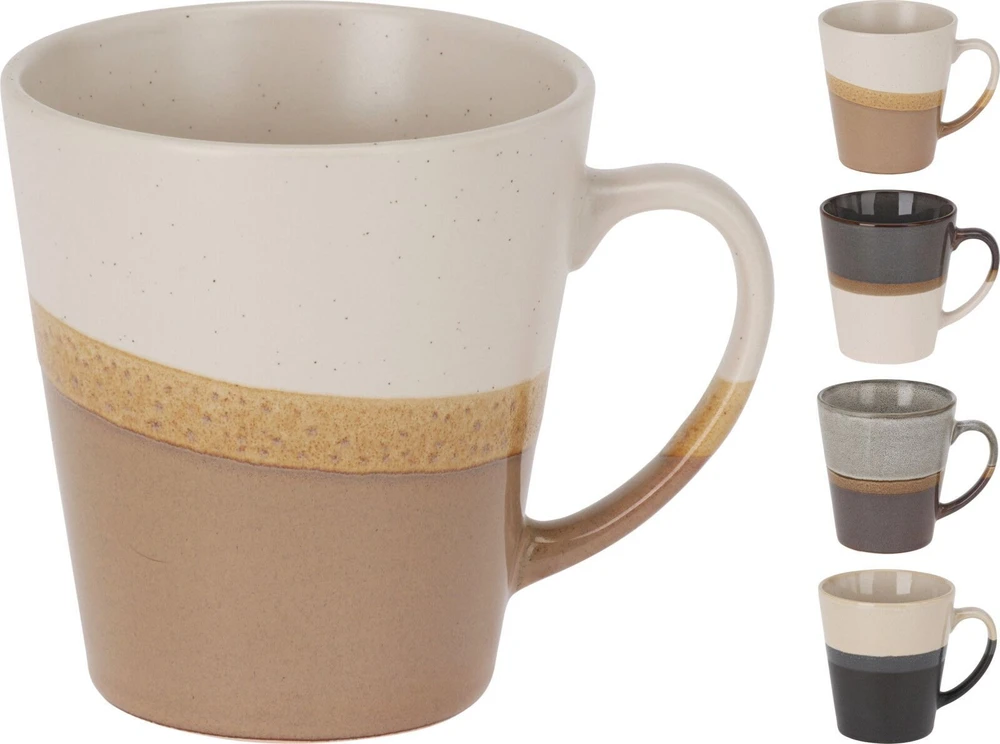 None MUG 3 COLOURS 4 DIFFERENT DESIGNS 300ML