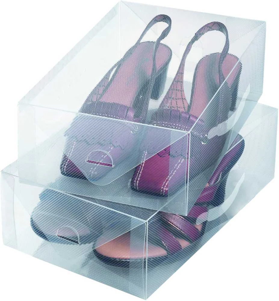 ORDINETT batų laikymo dėžės 2 vnt. S 30x18x9 5cm Top Class 1240148