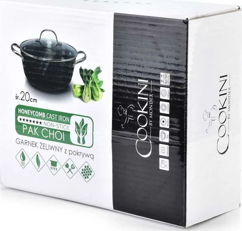Mondex PAK CHOI Ketaus puodas 1,9l su dangteliu 20cm COOKINI