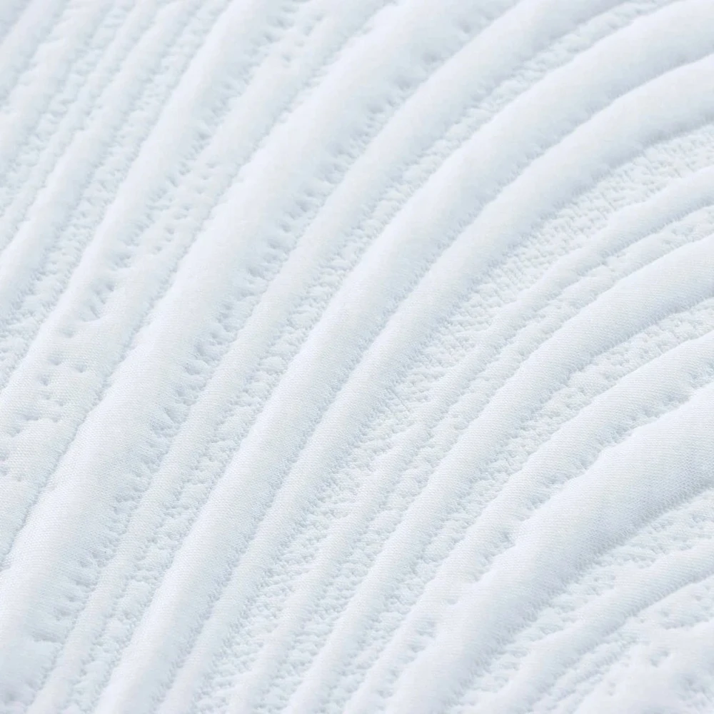 Čiužinys Balta ir juoda 140 x 200 cm Žakardinis audinys