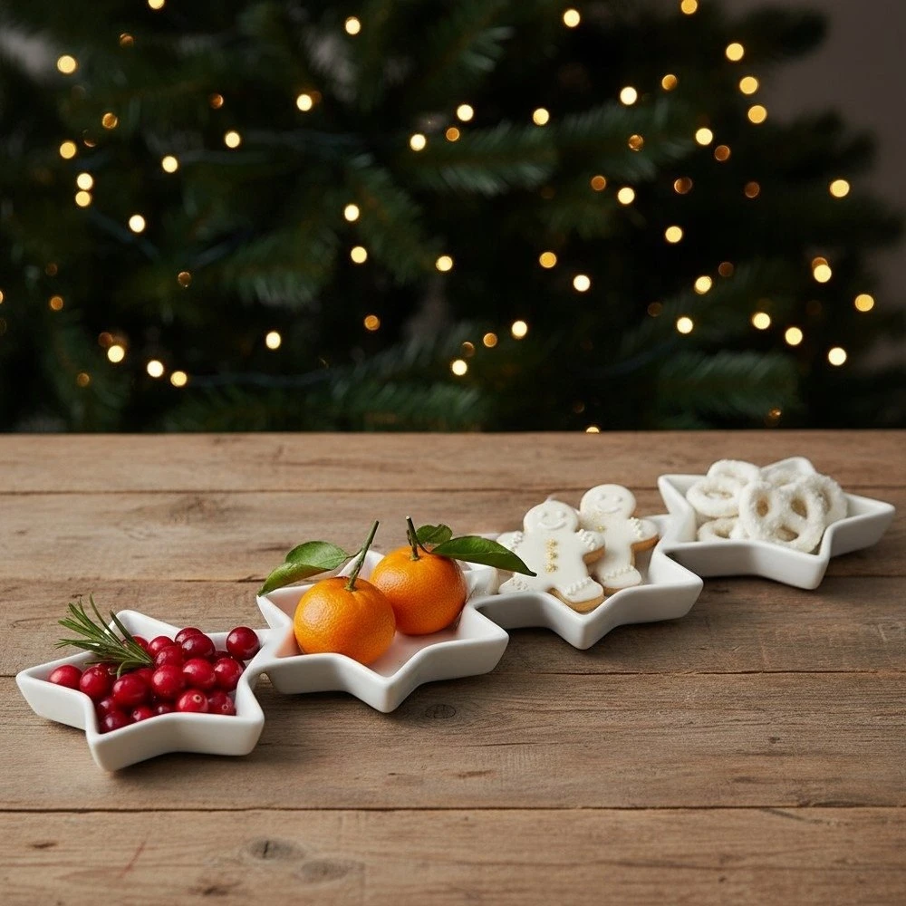 Lumarko Porceliano užkandžių lėkštė 30x8,5 cm - Dipschaal - Serveerbord - Serveerschaal