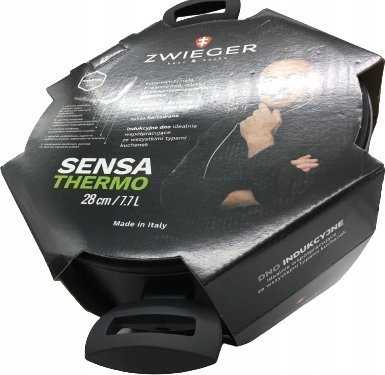 ZWIEGER ALIUMININIS PUODAS NEPRIKLANTAS INDUKCINIS SENSA THERMO 7,7L 28cm
