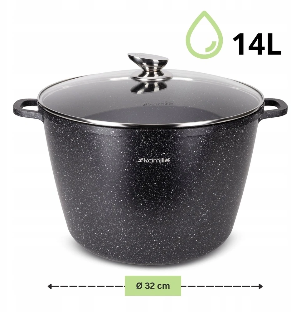 Lumarko Puodas 4487 MARMURKOWY 14 L