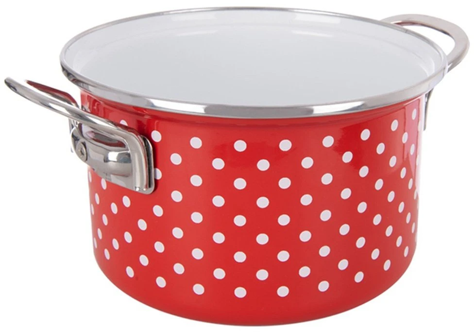 Lumarko Orion Emaliuotas puodas TECKA 18 cm, 2 l - sriuboms ir troškiniams