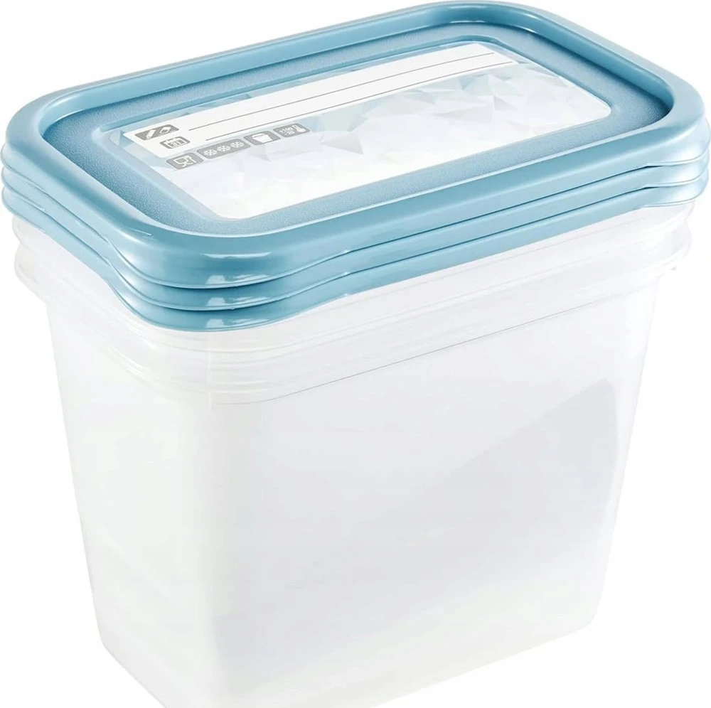 Keeeper „Mia magic ice“ rinkinys iš 3 indelių, 3 x 1 l, su daugkartinio naudojimo etikete