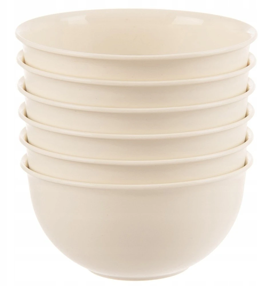 Lumarko Plastikiniai dubenėliai 13 cm, 500 ml, 6 vnt.