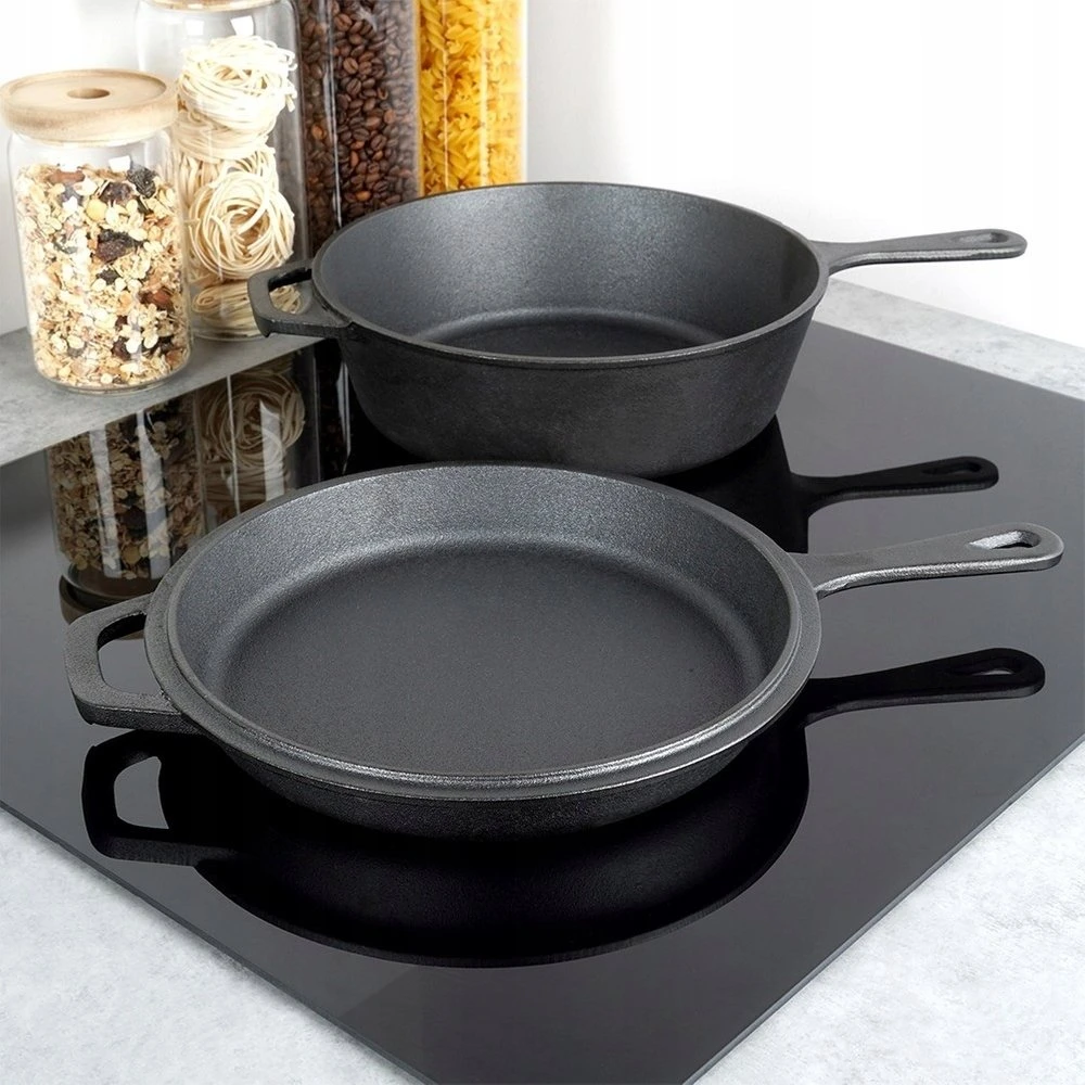 Vilde Ketaus puodas 3,5L ir keptuve 24 cm (2 dalių komplektas CAST LINE)