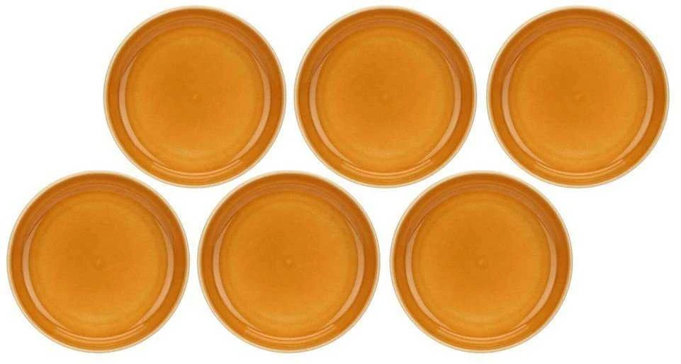 ROP ROSE&TULIPANI 6 Soup Plates Set Oranžinis
