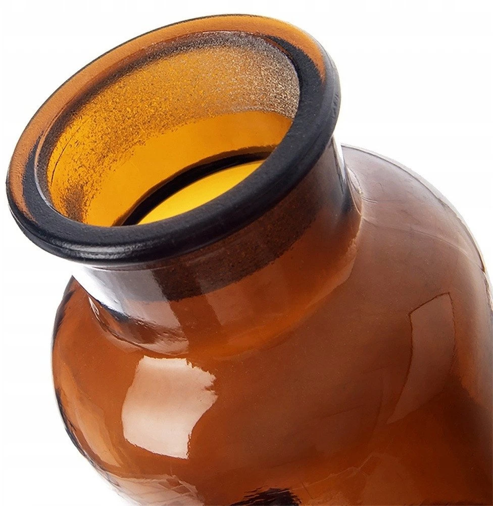 Lumarko Orion Stiklinė butelis Retro 500 ml ruda stiklas su kamščiu