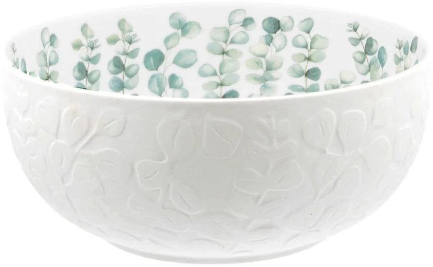 Lumarko LA PORCELLANA BIANCA SEMPREVERDE Salaterka - 23 cm, žalia
