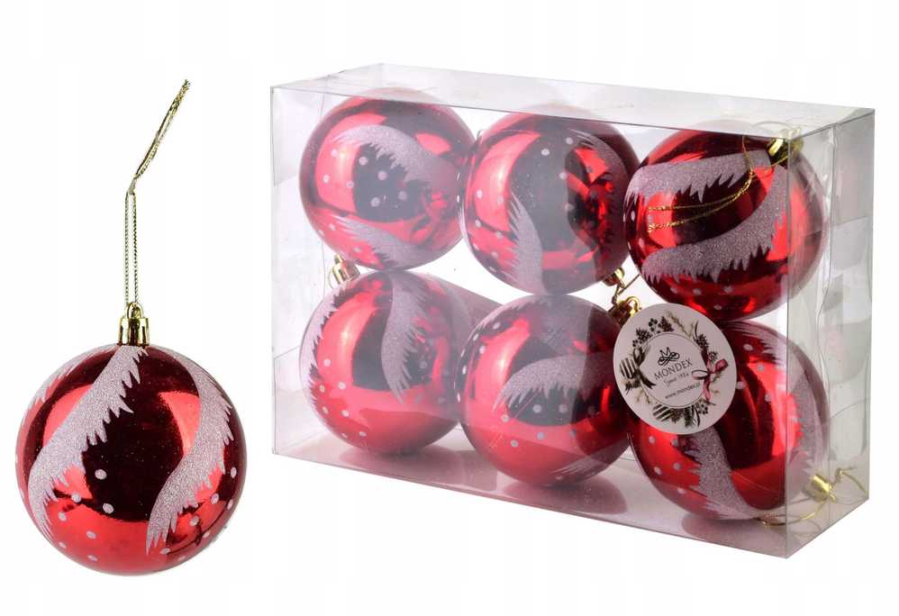 Lumarko SANTA LILA Komplektas 6 bombek 7x7x8