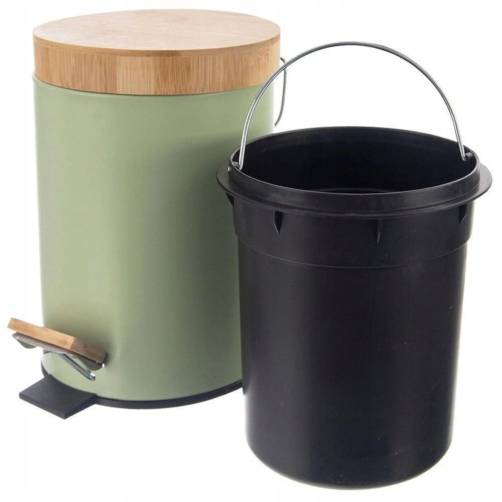 Lumarko Orion Metalinis šiukšlių dėžė su pedalu, 3 l, žalia
