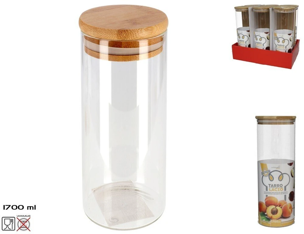Borosilikatinio stiklo indas 1700 ml, 28 × 10 × 10 cm, KITCHEN&GO