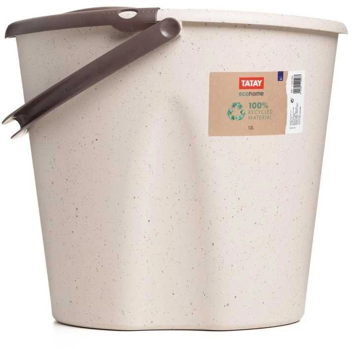 Tatay 12L Ecohome kibiras su mygtuko pilka