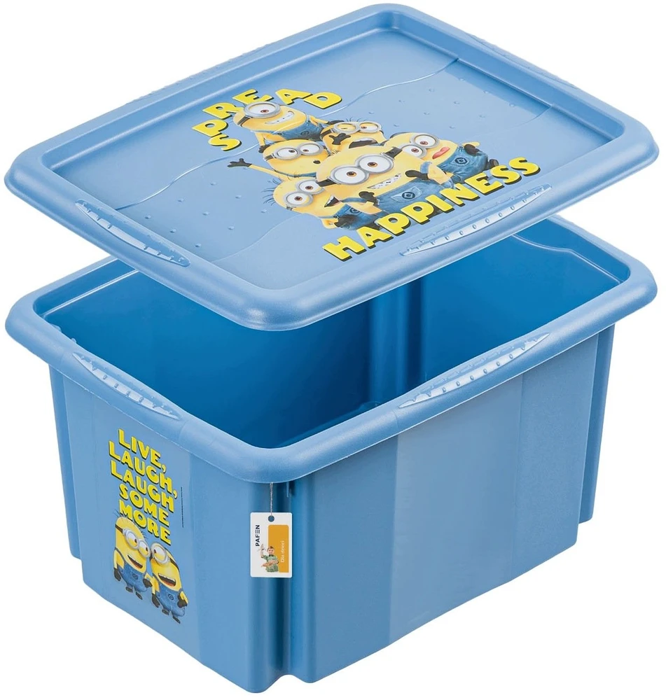 Keeeper laikymo dėžė su dangčiu. 15 l. Mėlynas. 38 x 29,5 x 29,5 cm