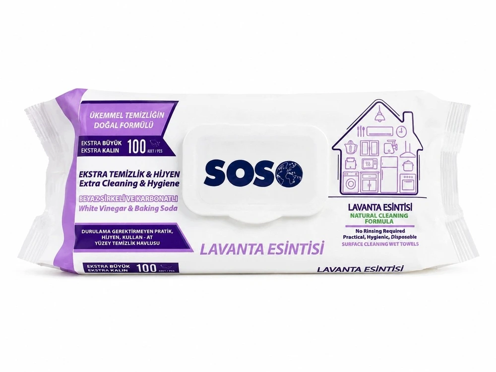 BONEYM Lumarko Surface clean wipes Lavend 100pcs