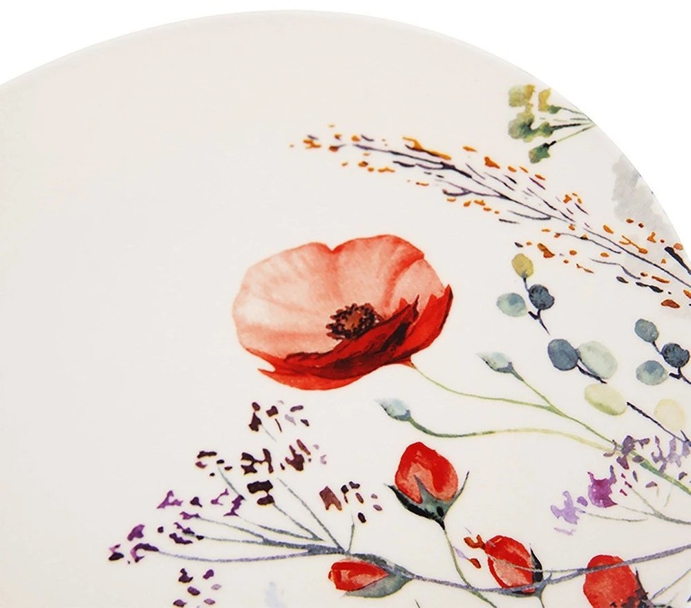Lumarko Orion Plokščias Pusryčių Lėkštė MOHNBLUMEN 27 cm