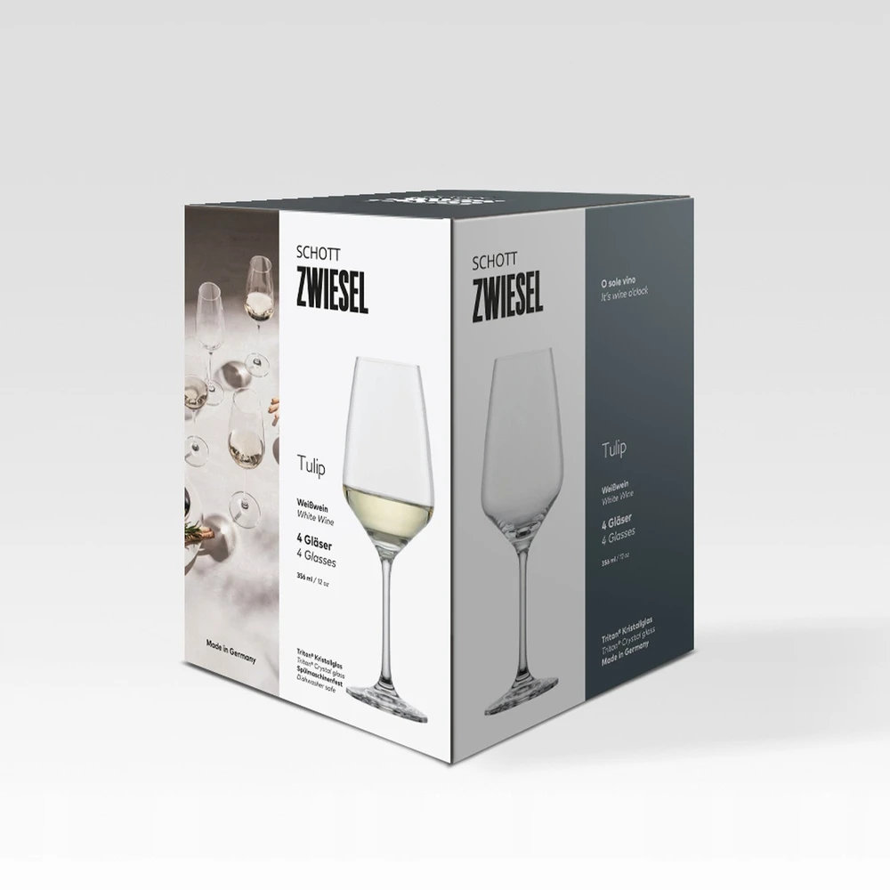 Glass, 356 ml, Tulip, 4 pcs