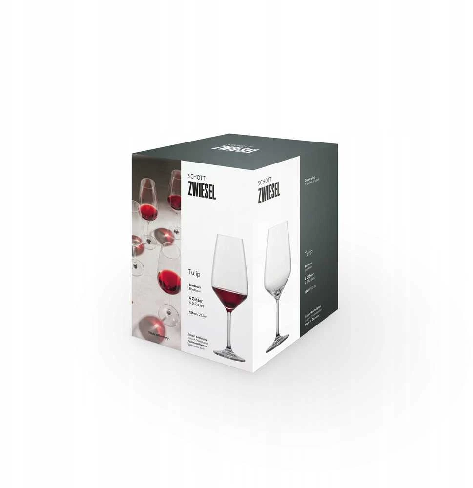 Glass, 656 ml, Tulip, 4 pcs