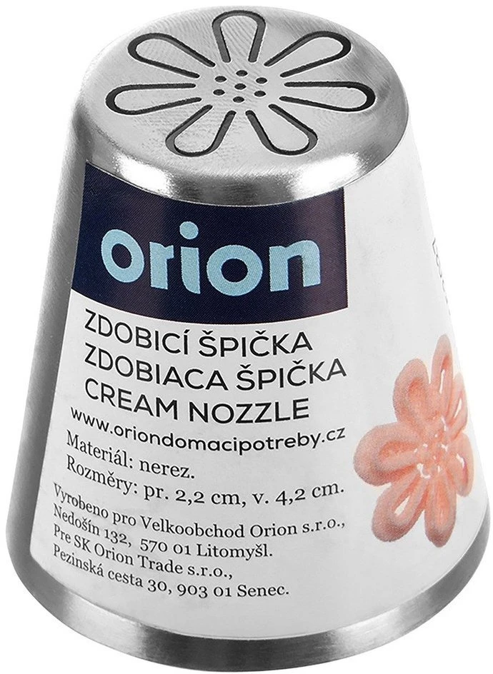 Lumarko Orion Dekoravimui skirta Rusų Antgaliai Nerūdijančio Plieno 2.2 cm