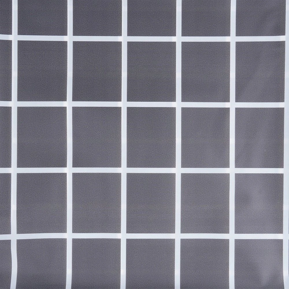 Lumarko Dušo užuolaida Vilde PEVA 180x180 cm su kabliukais, pilka