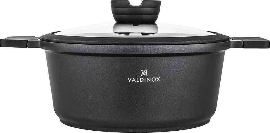 Valdinox Expert puodas 24 cm su dangčiu 4,5 l