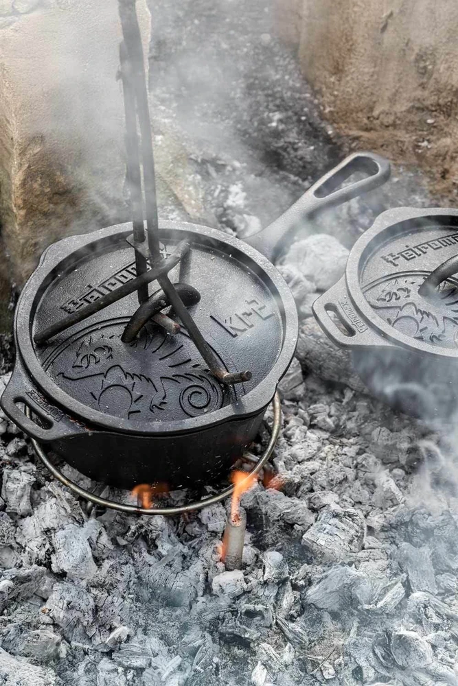 Lumarko ketaus puodas su dangčiu Petromax 20 l